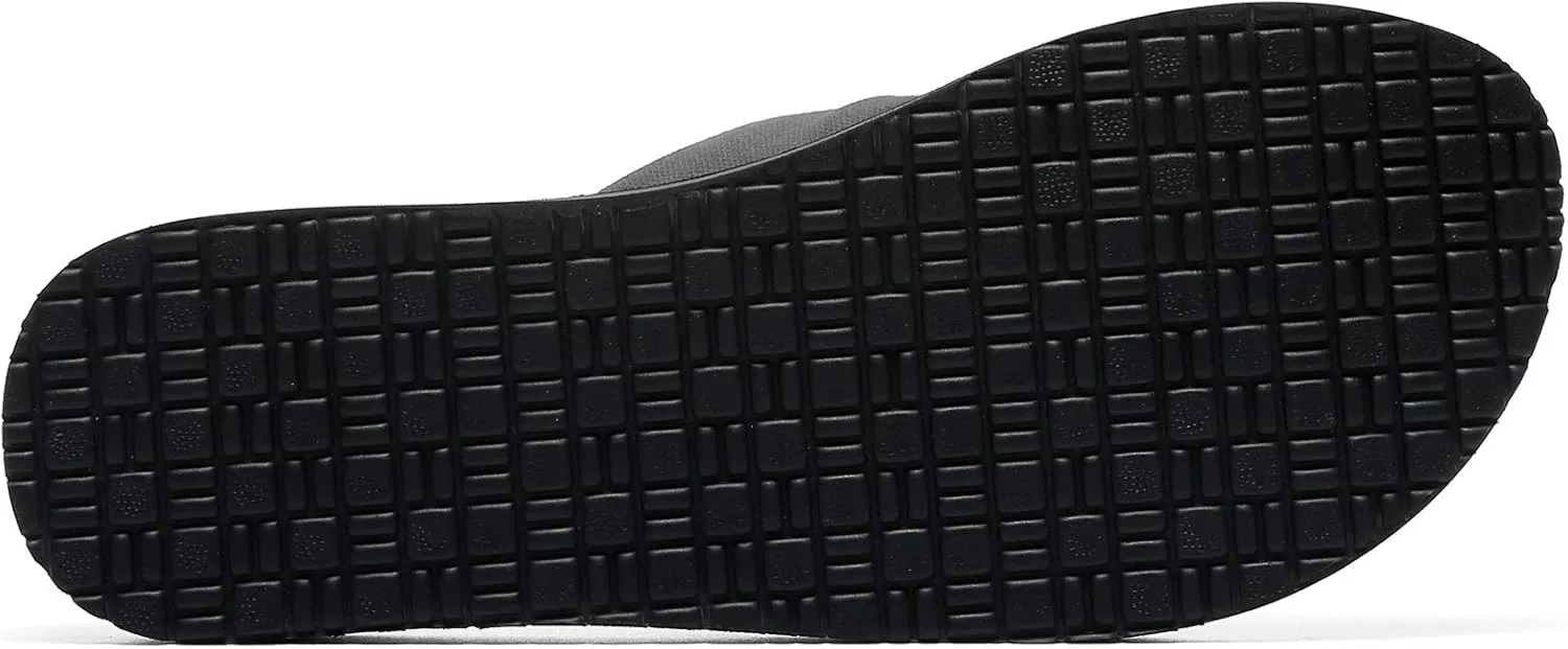 MAIITRIP Womens Comfortable Cloth Strap Flip Flops with Arch Support
