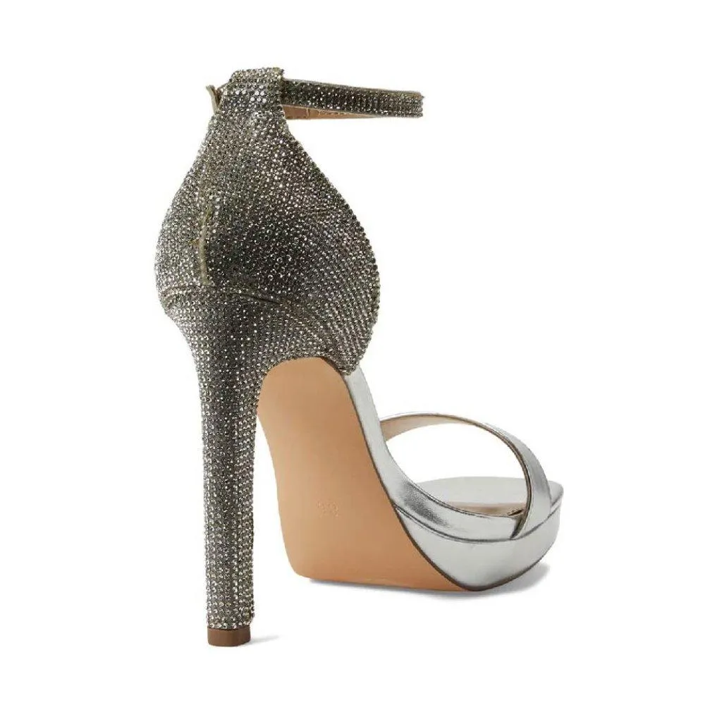 Maisa Silver Embellished Heels