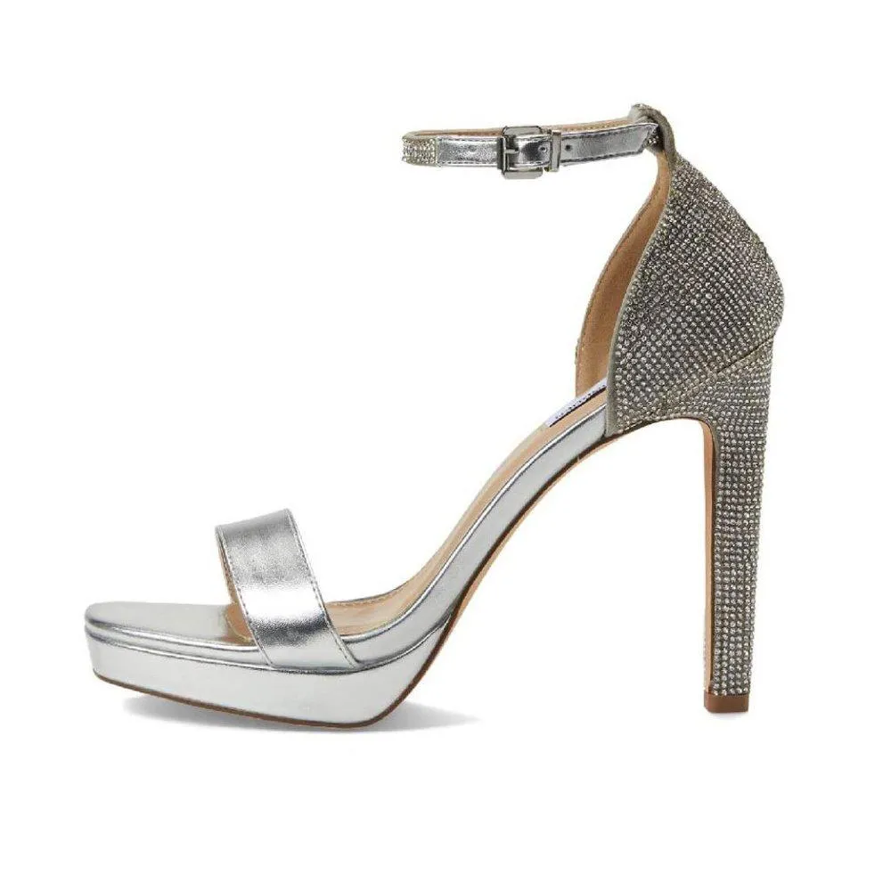 Maisa Silver Embellished Heels