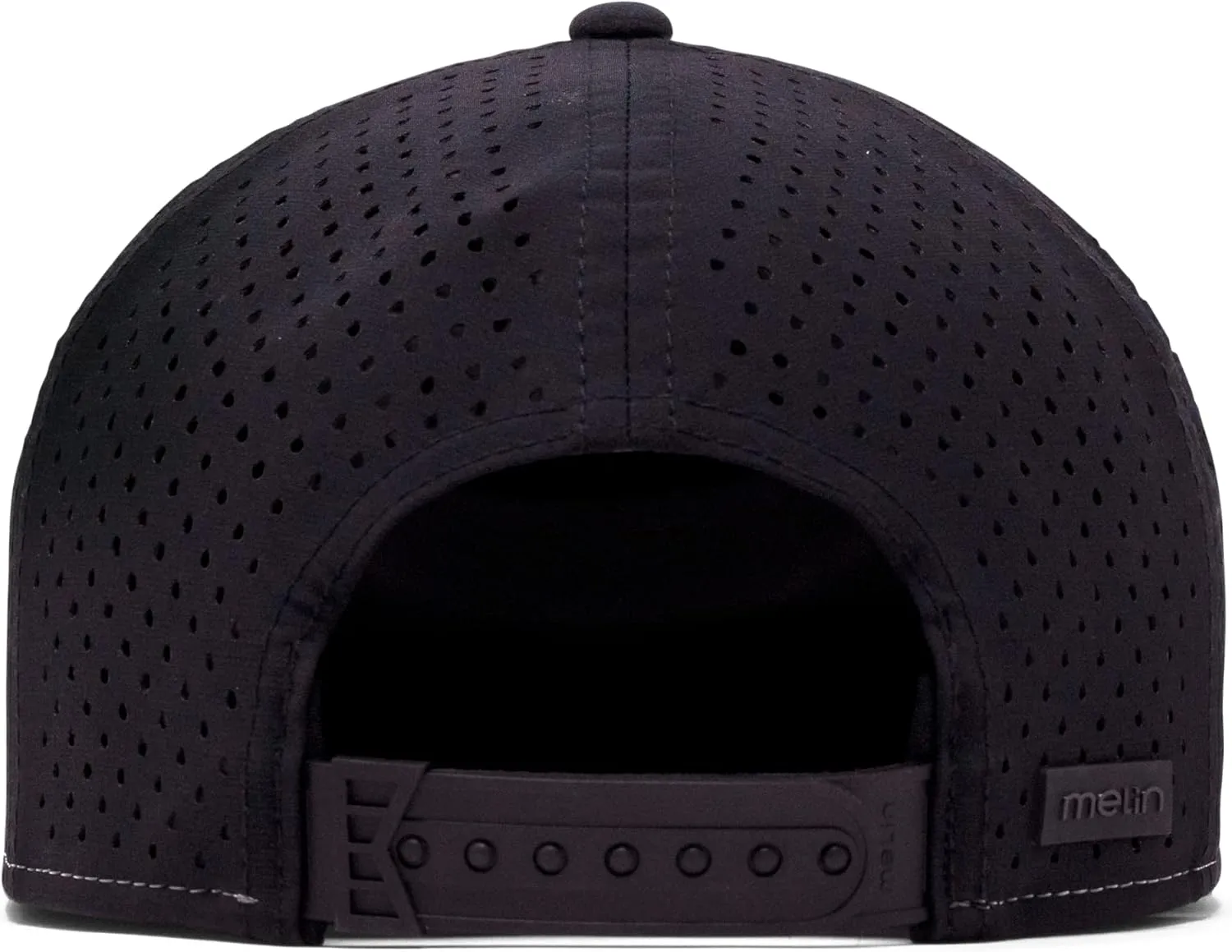 melin Trenches Icon Hydro, Performance Snapback Hat, Water-Resistant Flat Bill Caps for Men & Women, Golf, Running or Workout