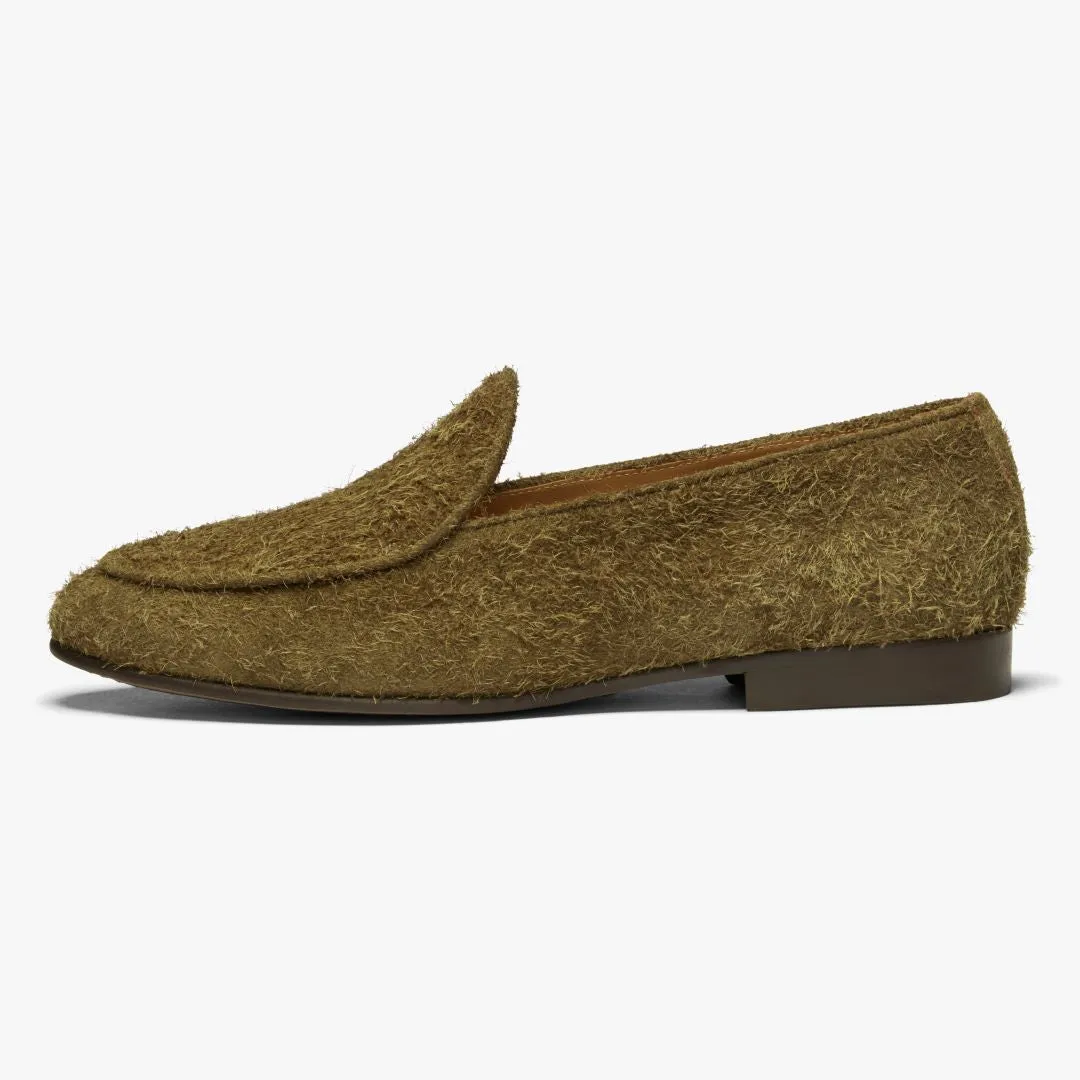 Men's Antelope Textured Suede Milano Loafer From Del Toro Shoes