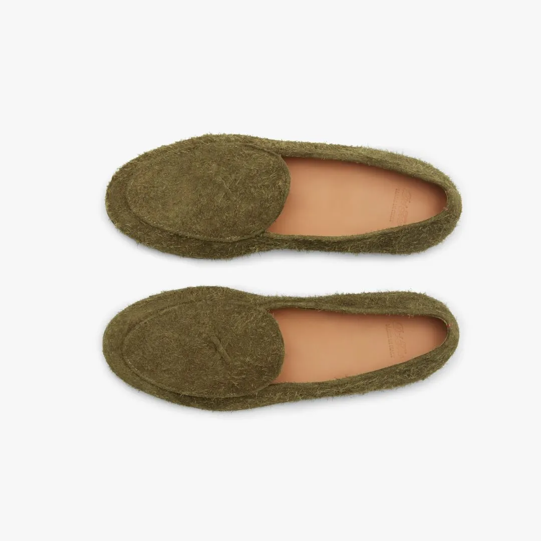 Men's Antelope Textured Suede Milano Loafer From Del Toro Shoes