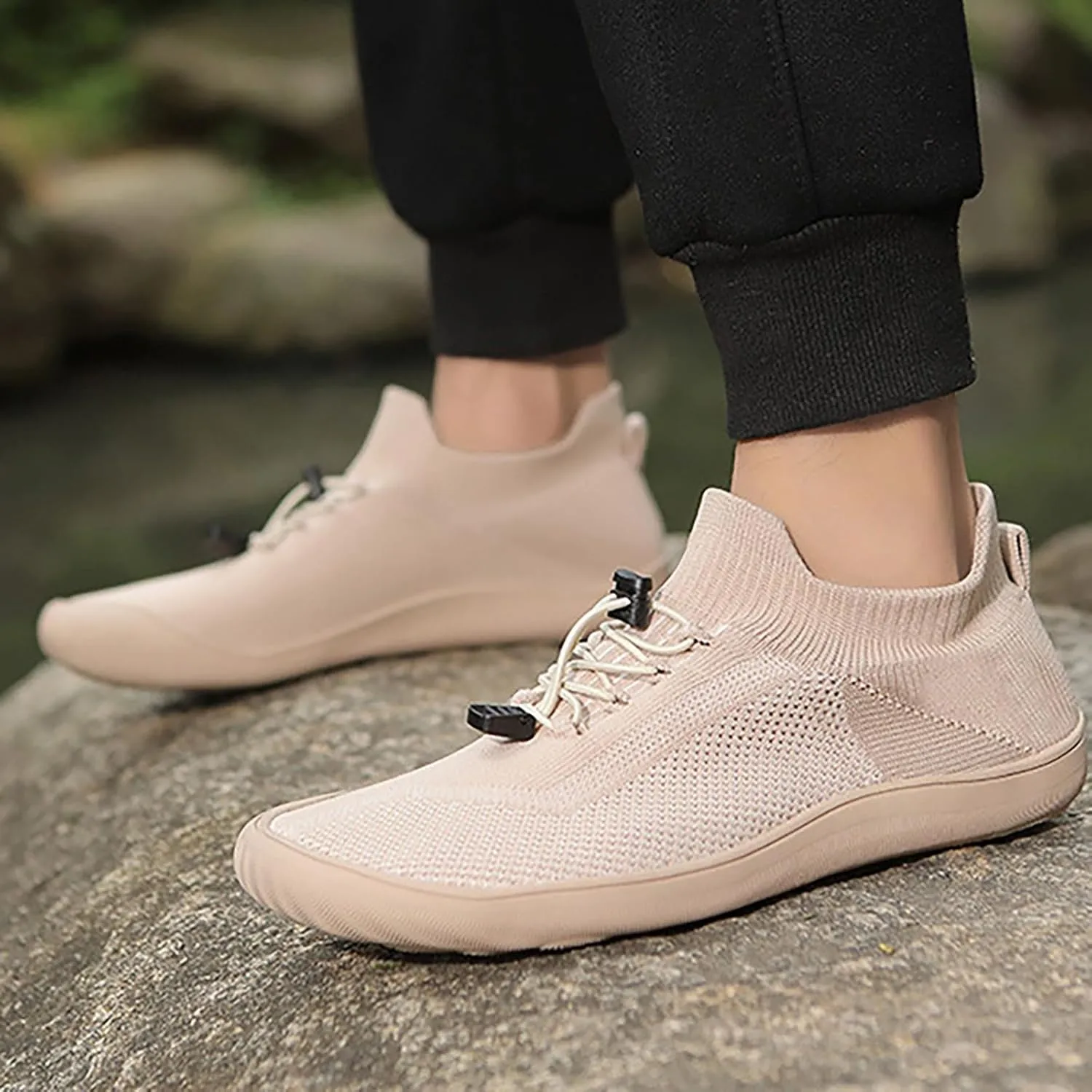 Men's Casual Dress Sneakers Oxfords Business Mesh Mens Dress Shoes Lightweight Casual Shoes Trendy Platform Sneakers Slip On Tennis Shoe Casual Loafers