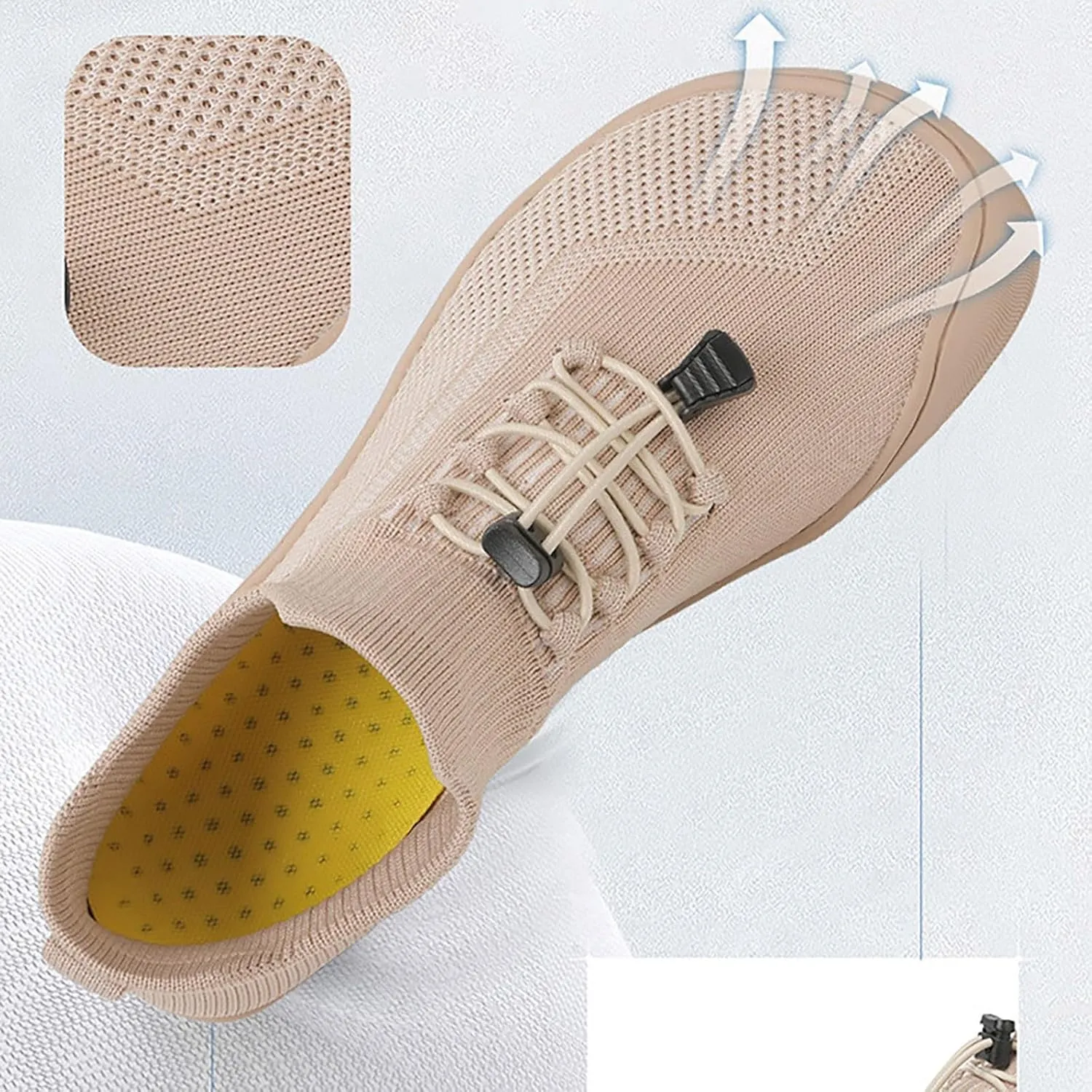 Men's Casual Dress Sneakers Oxfords Business Mesh Mens Dress Shoes Lightweight Casual Shoes Trendy Platform Sneakers Slip On Tennis Shoe Casual Loafers