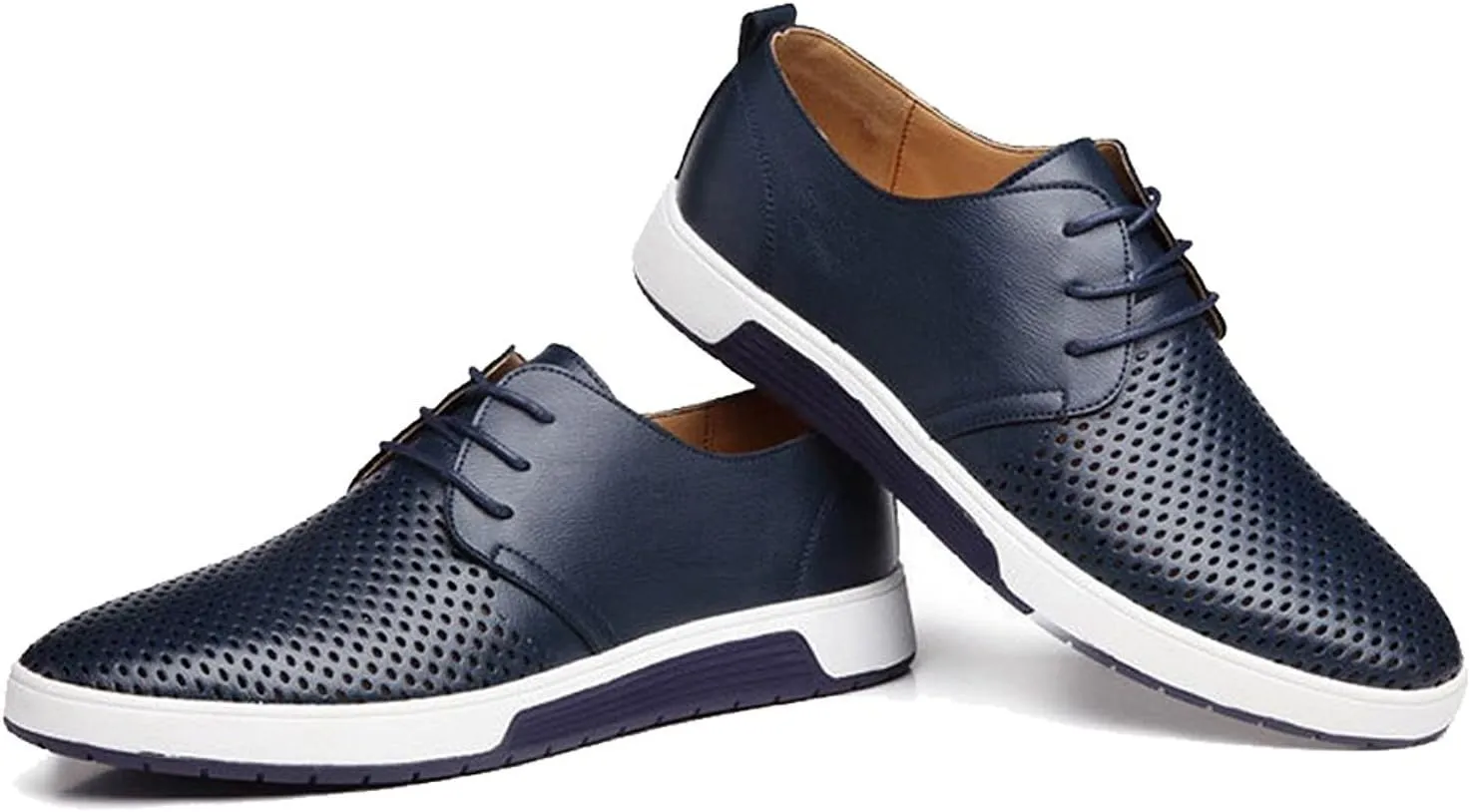 Men's Casual Oxford Shoes Breathable Flat Fashion Sneakers