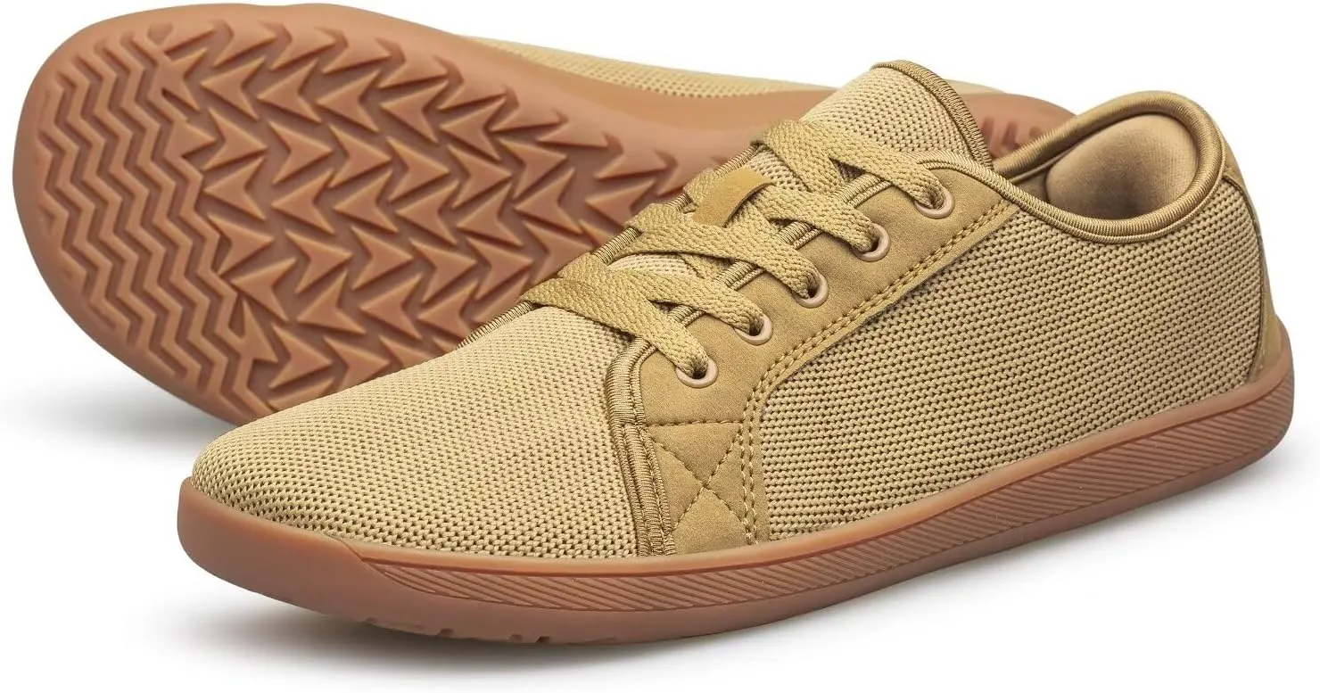 Mens Indoor Flat Shoes Wide Toe Barefoot House Sneakers Casual Breathable Comfortable