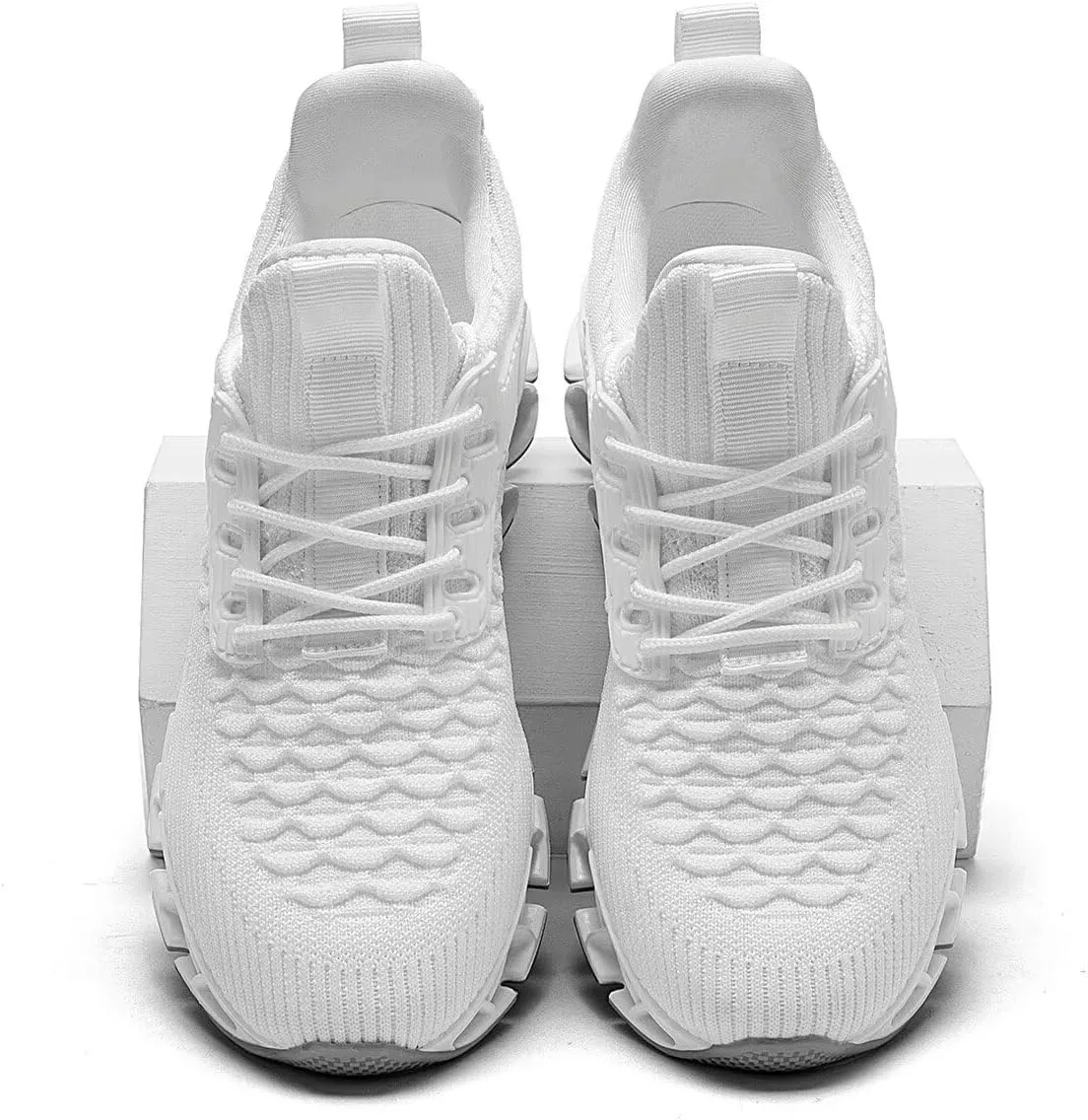 Mens Slip on Running Walking Shoes Blade Tennis Casual Fashion Sneakers Comfort Non Slip Work Sport Athletic Trainer