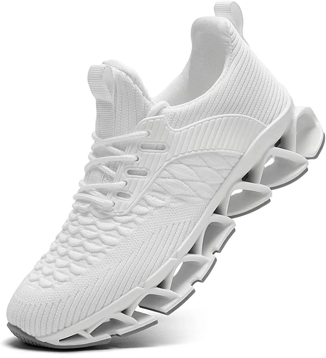Mens Slip on Running Walking Shoes Blade Tennis Casual Fashion Sneakers Comfort Non Slip Work Sport Athletic Trainer
