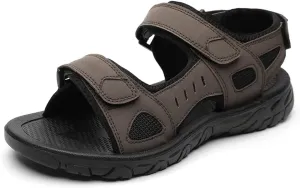 Men's Sport Sandals Waterproof Open Toe Outdoor Beach Fisherman Sandals for Men Water Shoes Summer Lightweight Casual Sandals Walking Hiking