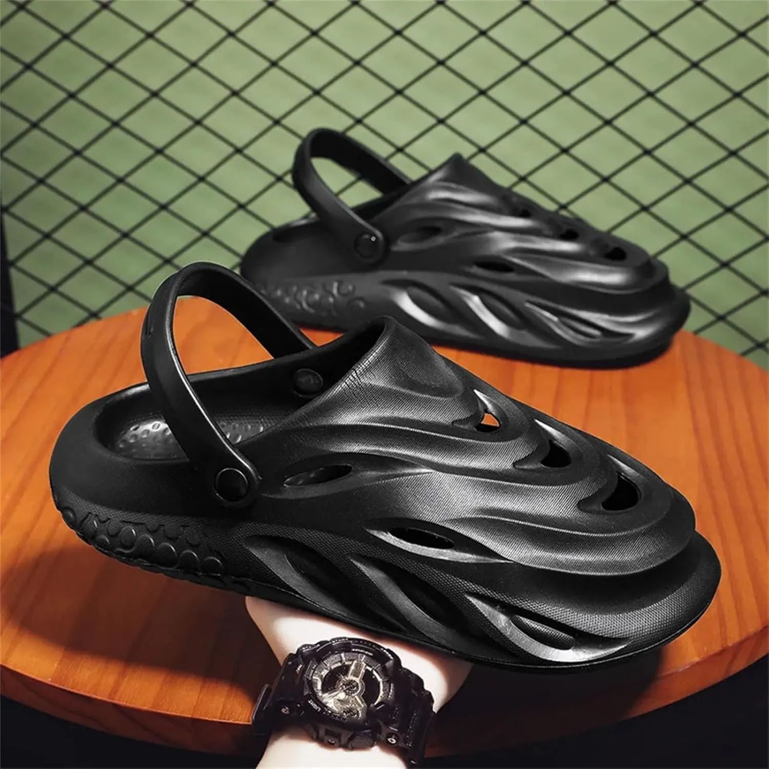 Men's Water Sandals, Lightweight Breathable Beach Clogs