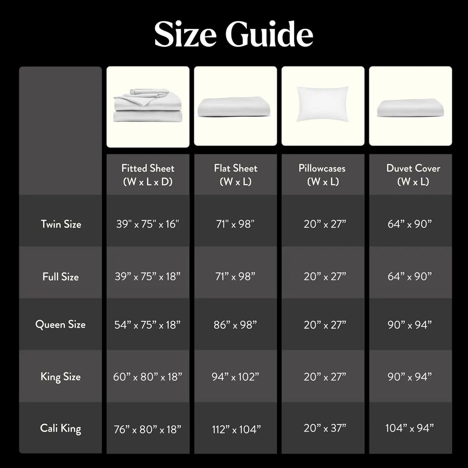 Miracle Made Luxe Cooling Bed Sheets - Charcoal - 4 Piece Silver Infused - 300-Thread-Count - Clean & Cool Full Size Bed Sheets for Sensitive Skin - Ultra-Breathable Bedding
