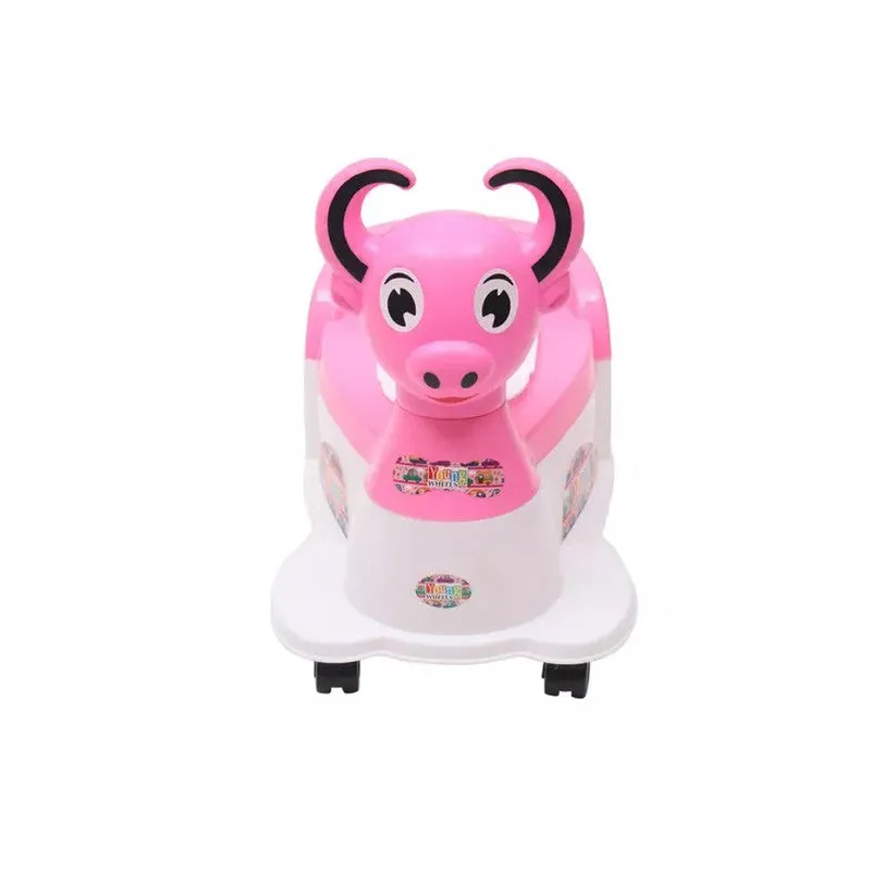 Musical Potty Training Seat - Pink |  Easy Grip Handles | Buffalo Scooter (1-4 Years)