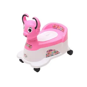 Musical Potty Training Seat - Pink |  Easy Grip Handles | Buffalo Scooter (1-4 Years)