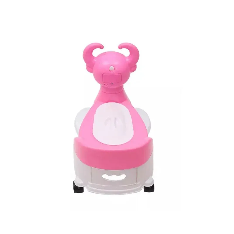 Musical Potty Training Seat - Pink |  Easy Grip Handles | Buffalo Scooter (1-4 Years)