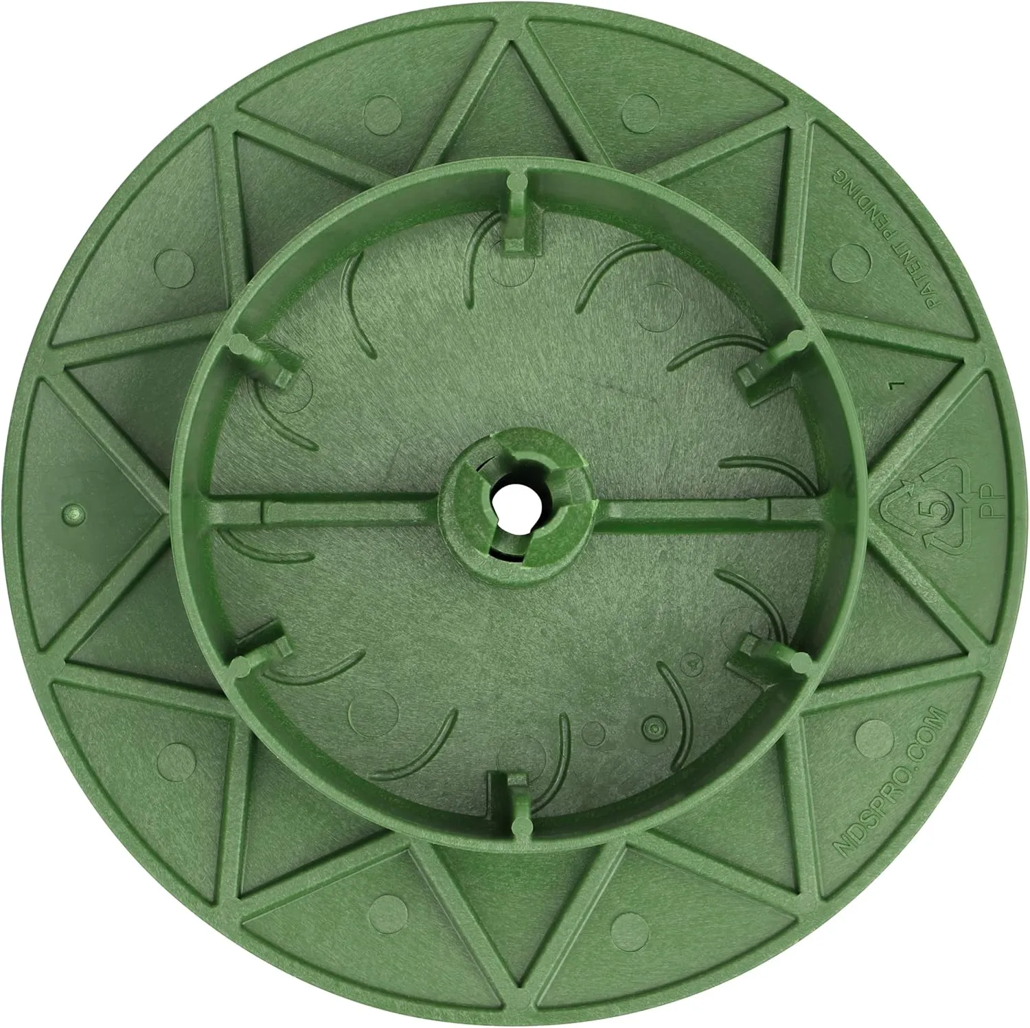 NDS 420C Pop-Up Drainage Emitter, fits 3-Inch and 4-Inch Sewer and Drain Fittings, Works with Drainage Systems Including Catch Basins and Channel Drains, Green