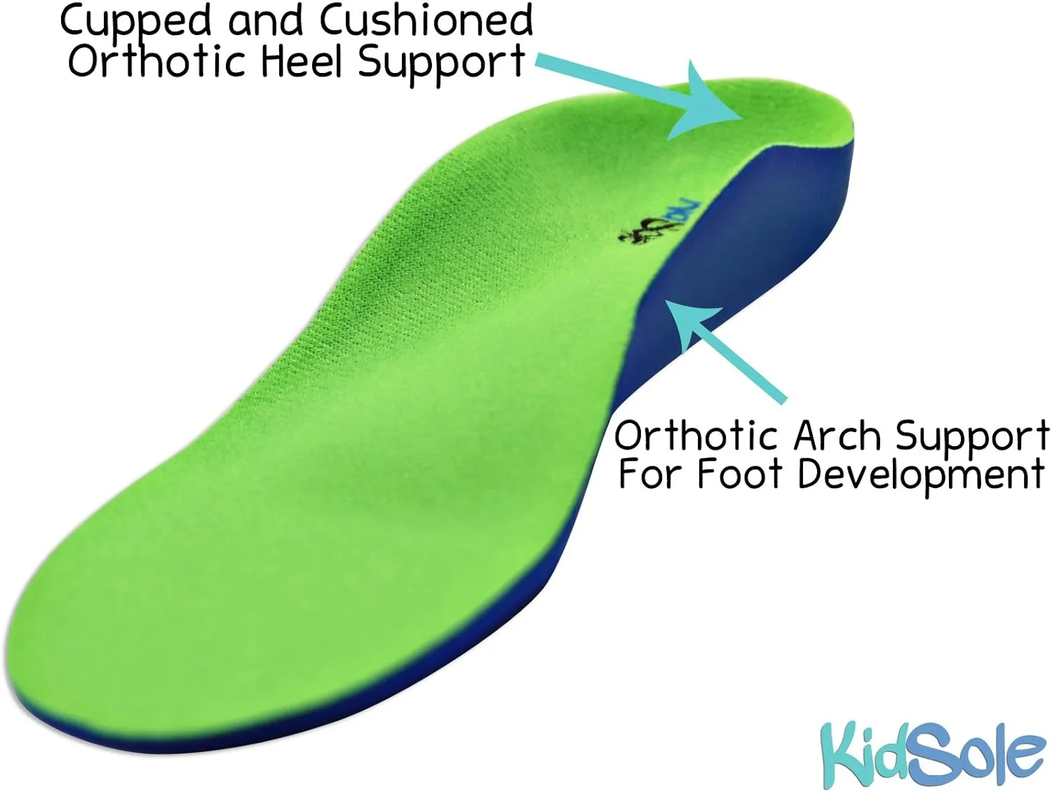 Neon Fix Orthotic - Max Arch Support Orthotic Premium Medical Grade Insole - for Pronation, Flat Feet, Foot and Arch Pain, Heel Pain and Alignment Issues ((22 CM) Kids Size 2-4)