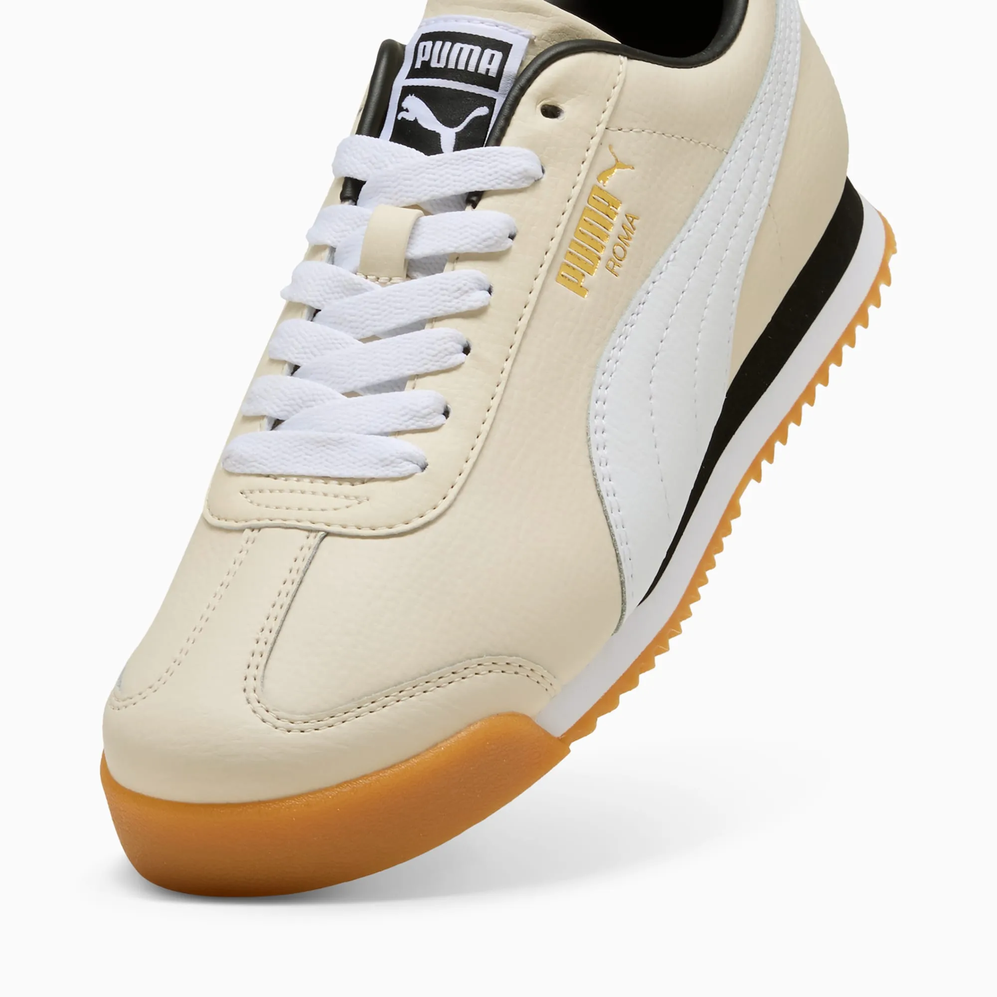 NEW Women's PUMA ROMA 24 Alpine Snow White LEATHER Shoes AUTHENTIC IN BOX
