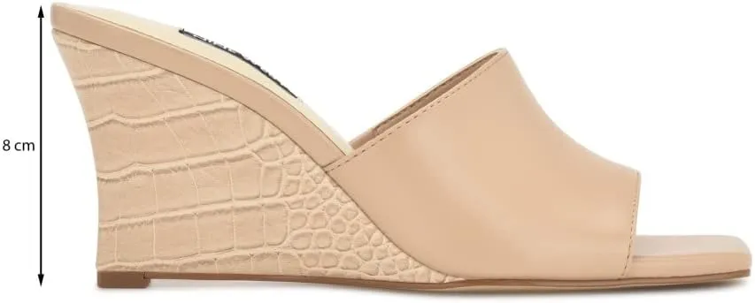 Nine West Women's Rovah Wedge Slide Sandal