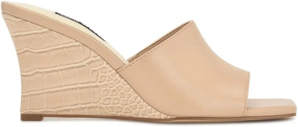 Nine West Women's Rovah Wedge Slide Sandal