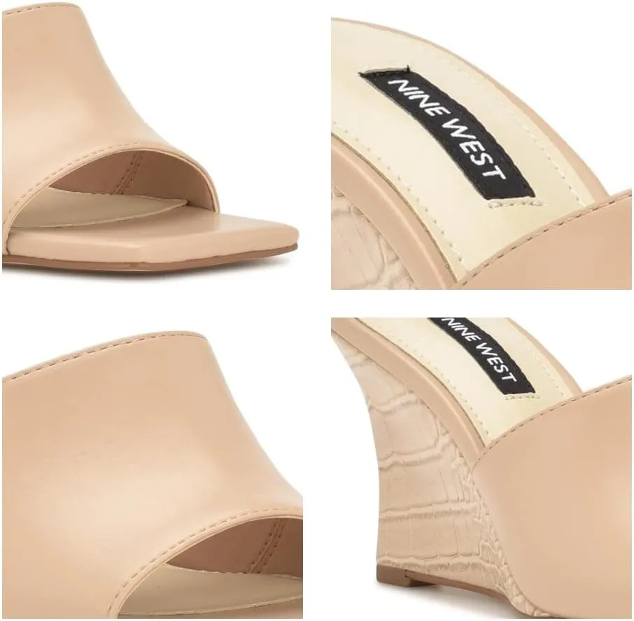 Nine West Women's Rovah Wedge Slide Sandal