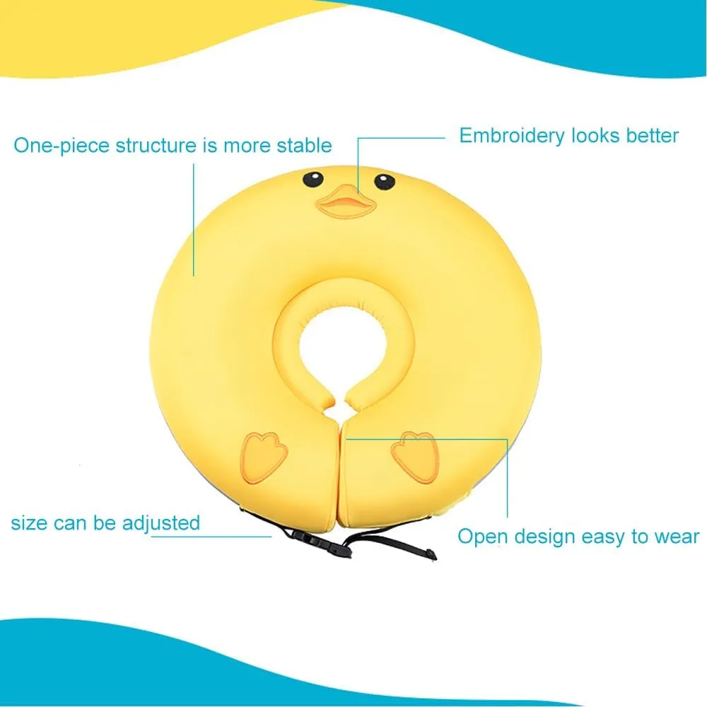 Non-Inflatable Baby Pool Swimming Float Ring for Newborn Kids First Swimming,Toddler Home Bathtub Indoor Outdoor Pool Swimming Ring Float Toy Accessories Suit 0-18 Months#0517