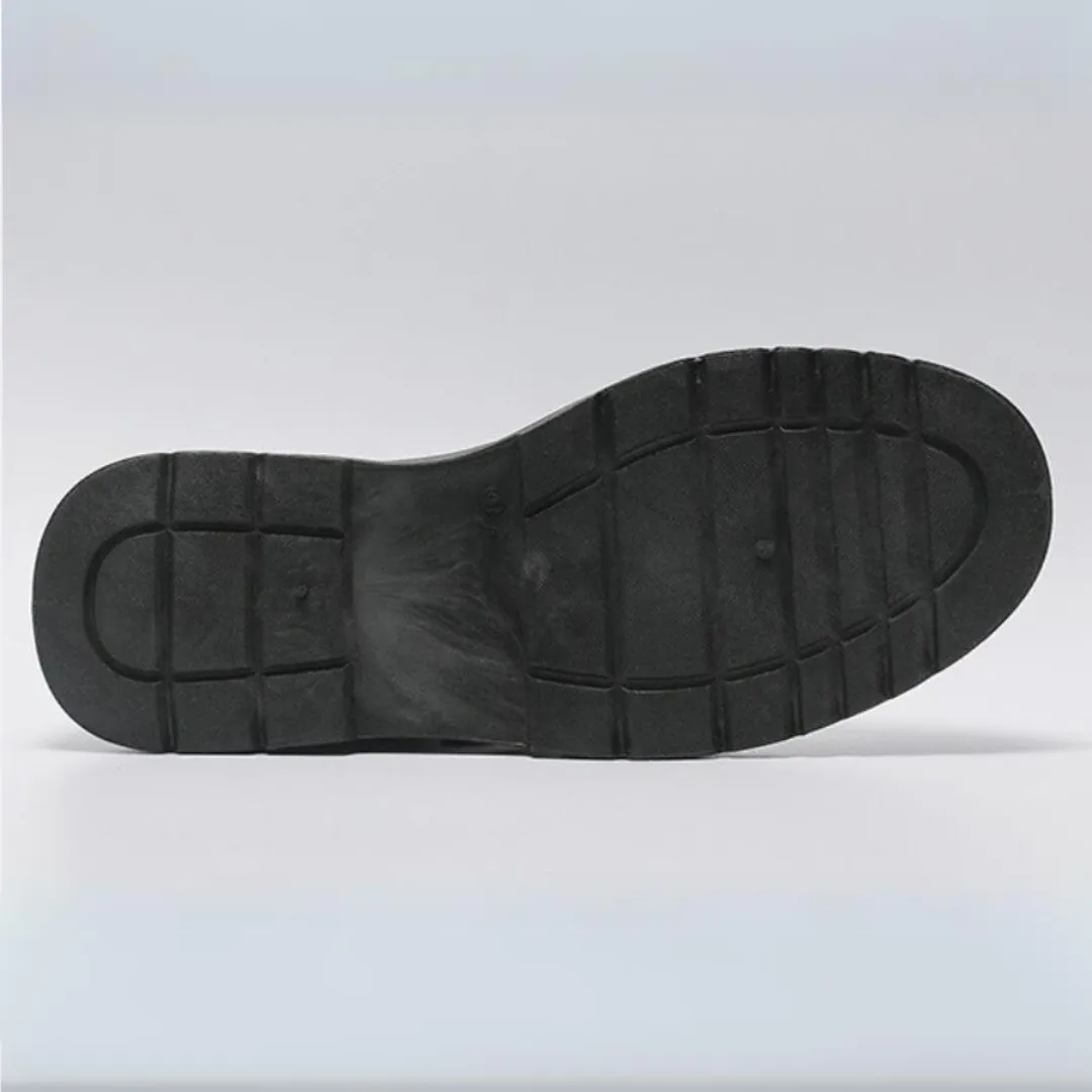 OCW Orthopedic Men Suede Leather Comfort Non-slip Work Shoes
