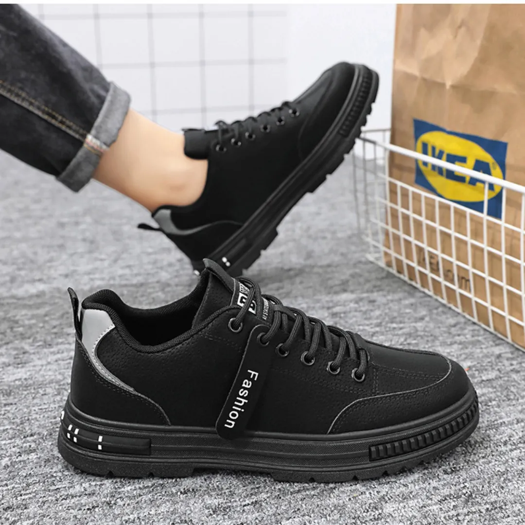 OCW Orthopedic Men Suede Leather Comfort Non-slip Work Shoes