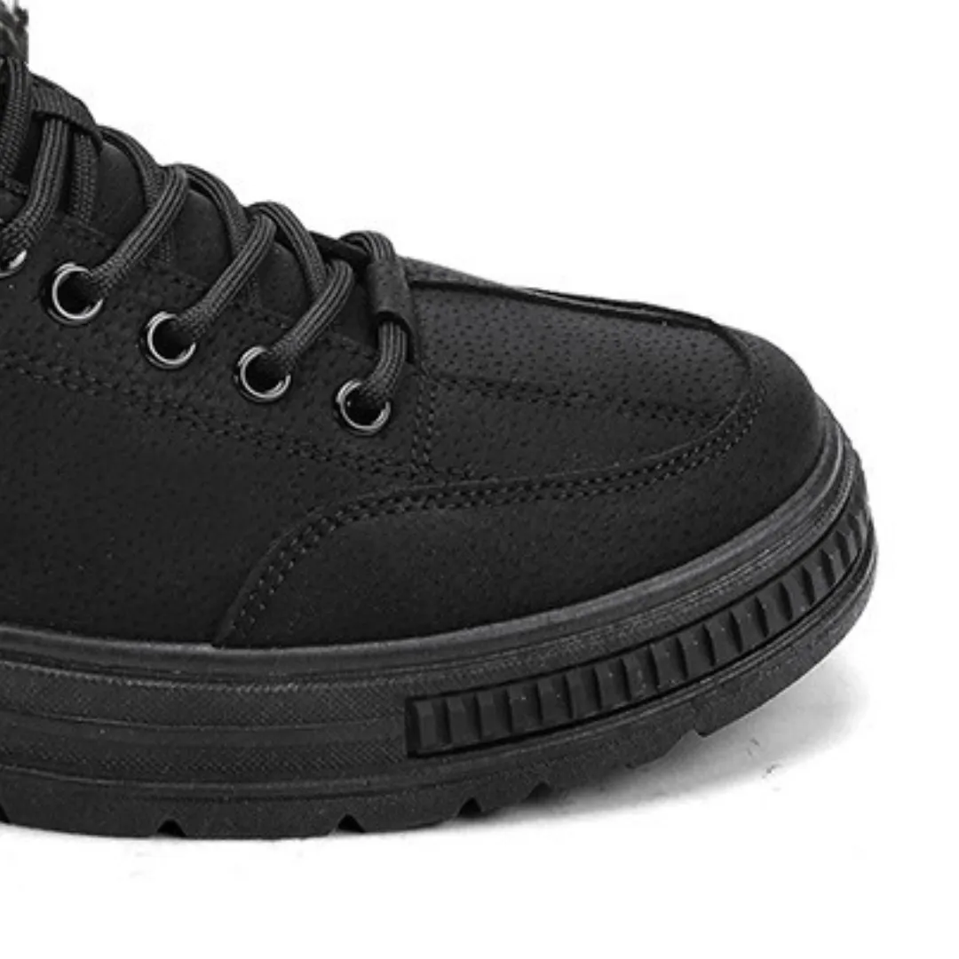 OCW Orthopedic Men Suede Leather Comfort Non-slip Work Shoes