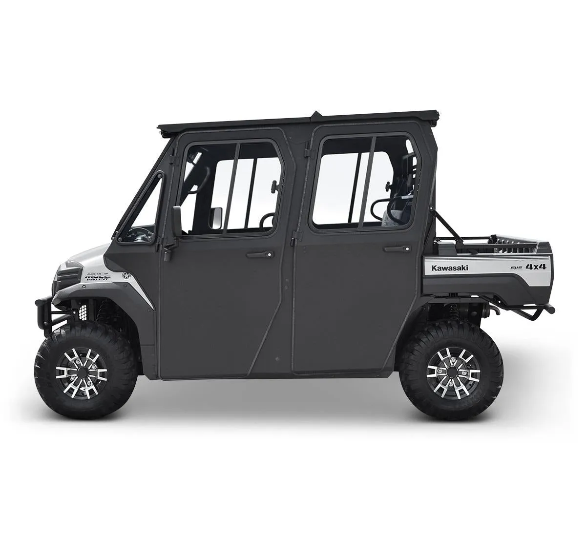 OEM Kawasaki Hard Cab Enclosure with AS1 Glass Windshield 1KAPFXTCAS1