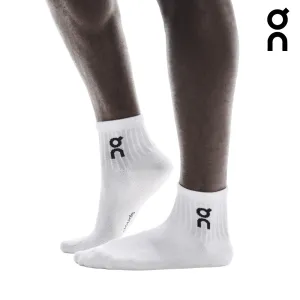 On Unisex Logo Sock Mid 3-Pack - White