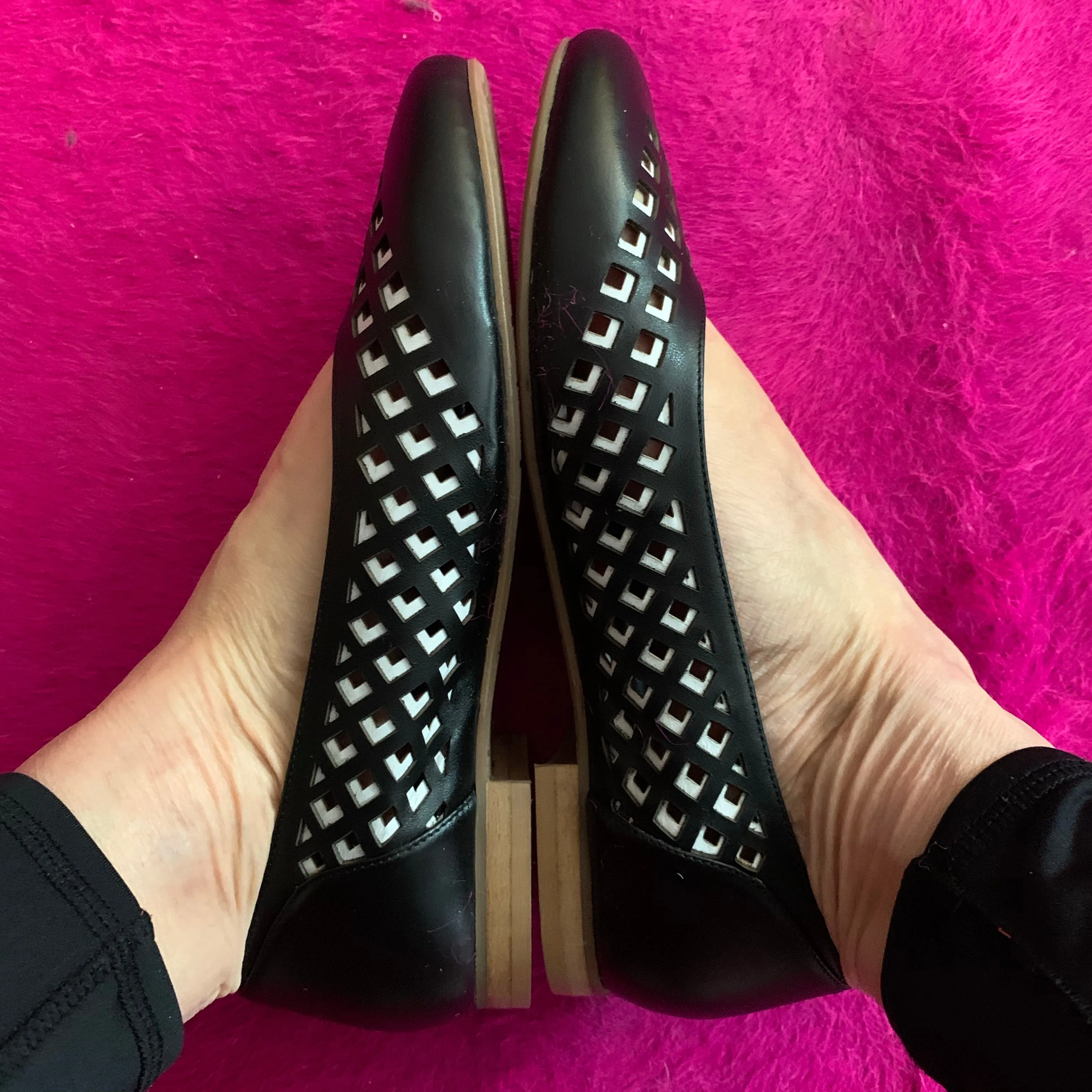 Onyx - Black/White Ballerina last pairs 38 and 41!