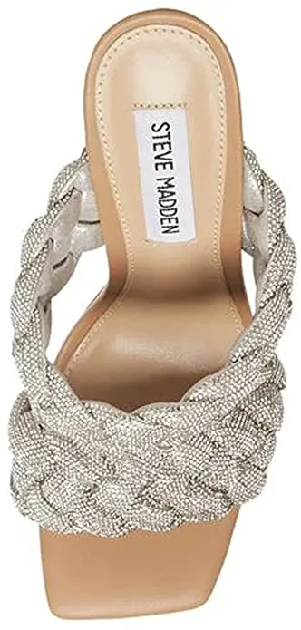 Open Limited discounts Kenley Steep discount Heeled Mule Rhinestone High heel Toe Steve Sandal Madden Pumps