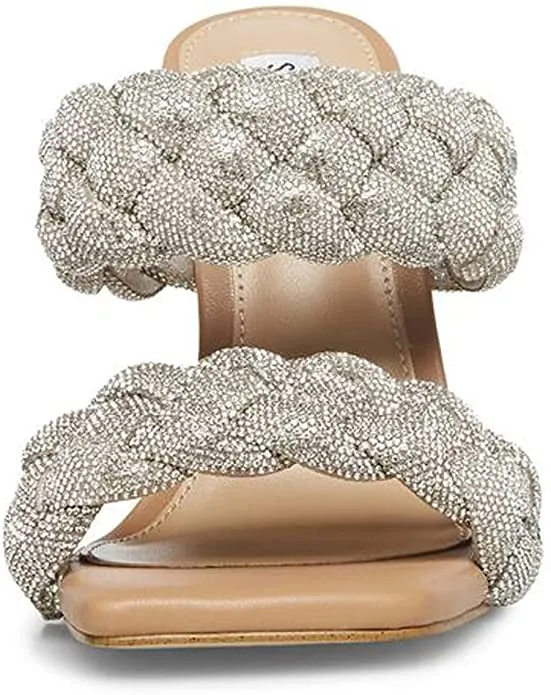 Open Limited discounts Kenley Steep discount Heeled Mule Rhinestone High heel Toe Steve Sandal Madden Pumps