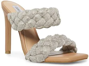 Open Limited discounts Kenley Steep discount Heeled Mule Rhinestone High heel Toe Steve Sandal Madden Pumps