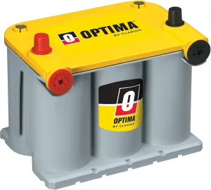 OPTIMA Batteries High Performance D75/25 YellowTop Dual Purpose Sealed AGM Car, Truck and SUV Battery, 620 CCA, Dual Terminal, Maintenance Free, Versitile Mounting