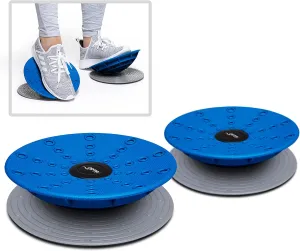 OPTP Dynamic Duo Balance & Stability Trainers (Pair) – Balance Trainer Set for Core Strength, Foot and Ankle Strengthening Equipment, Injury Recovery, Physical Therapy and Rehab Exercise - Includes Slip-Resistant Base