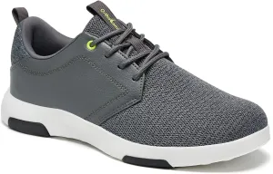 OrthoComfoot Men's Orthopedic Fashion Sneakers with Arch Support: Comfortable Plantar Fasciitis Walking Shoes, Casual Breathable Flat Feet Shoes for Foot and Heel Pain Relief