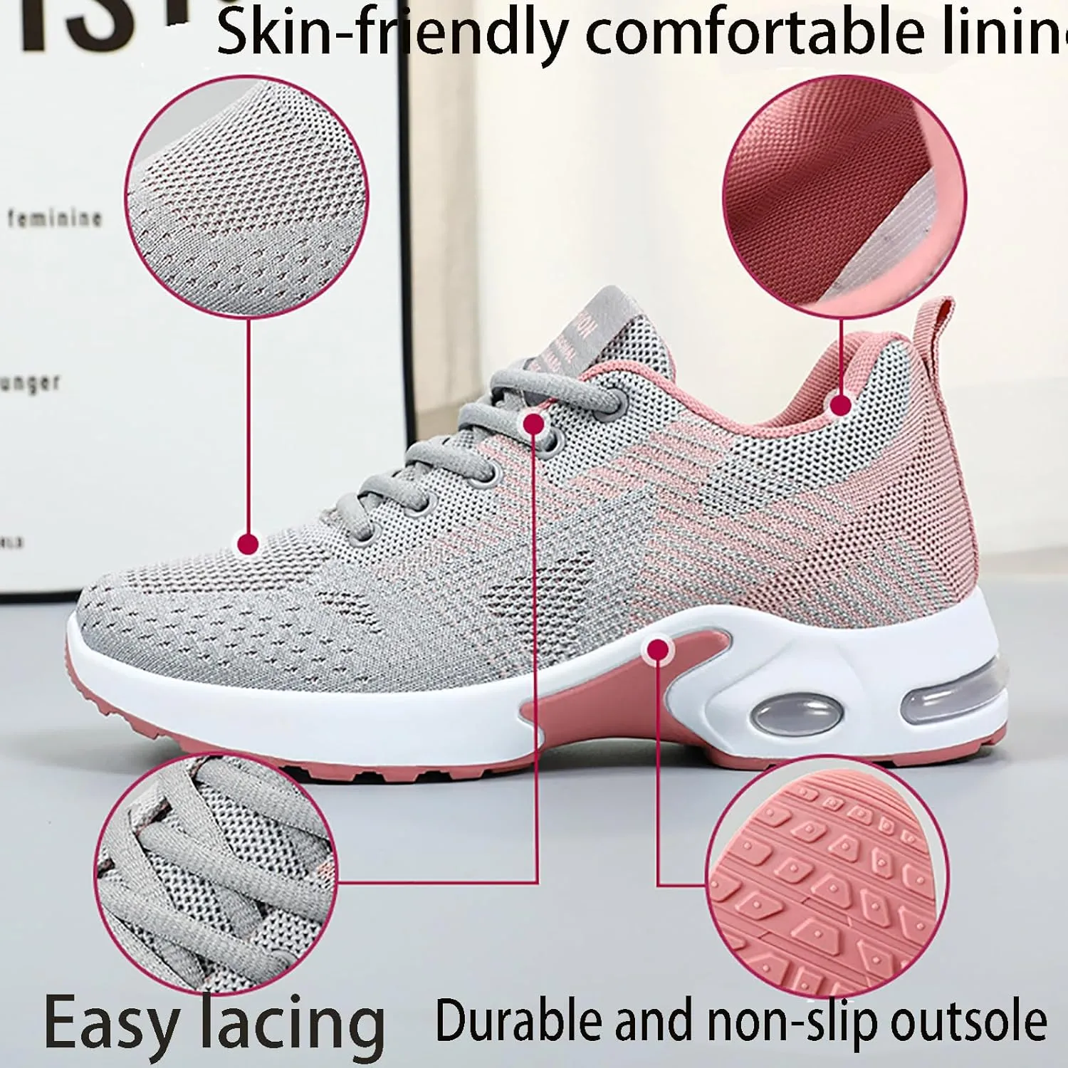 OrthoEase-Orthopedic Shoes All-Day Comfort Arch Support Anti-Slip Sole Lightweight Air Cushion Running Shoes