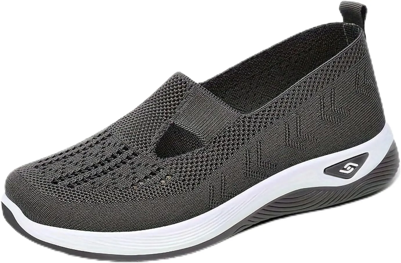 Orthopedic Walking Shoes for Women,2025 New Orthowalkway Womens Shoes,Woven Orthopedic Breathable Walking Sneaker Non-Slip Arch Support Slip on Shoes