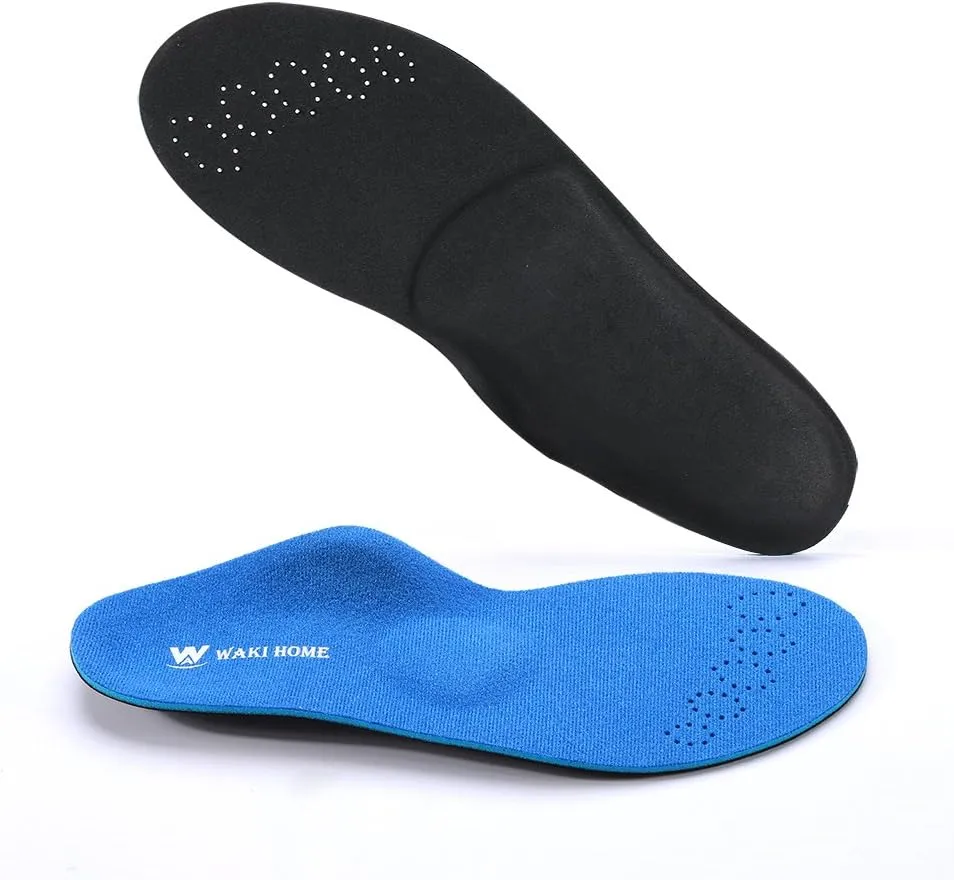 Orthotics Insoles/Inserts/Pads with Arch Supports for Flat Feet,Plantar Fasciitis,Feet Pain,Pronation,Metatarsal Support for Men and Women