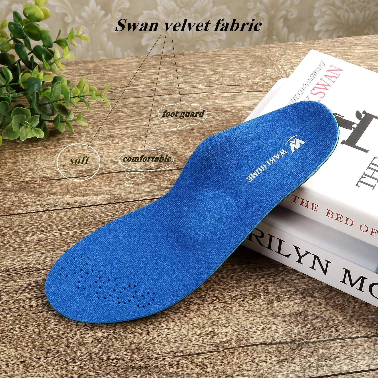 Orthotics Insoles/Inserts/Pads with Arch Supports for Flat Feet,Plantar Fasciitis,Feet Pain,Pronation,Metatarsal Support for Men and Women