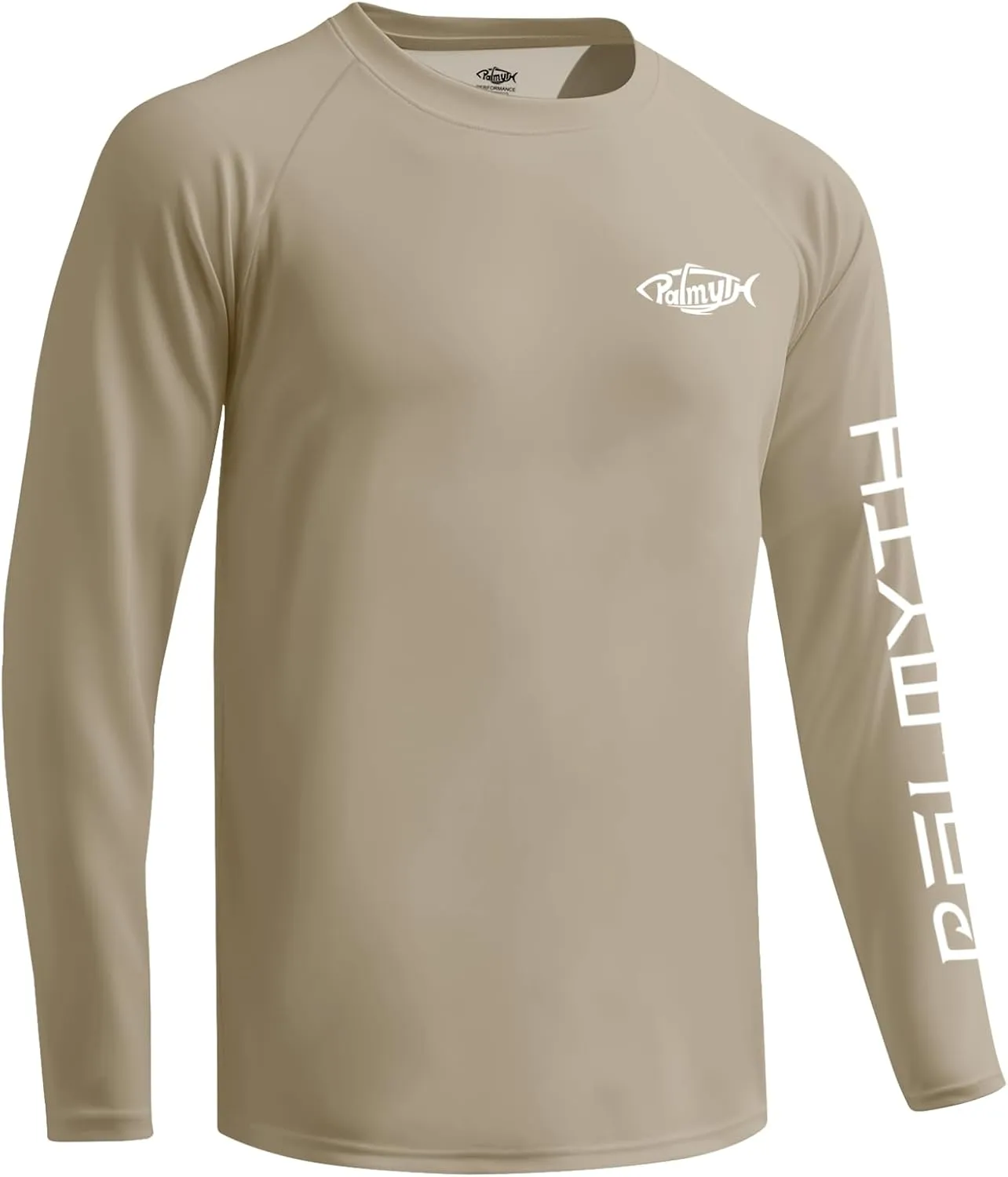 Palmyth Fishing Shirts for Men Long Sleeve UPF 50  Sun Protection UV T Shirt Tee