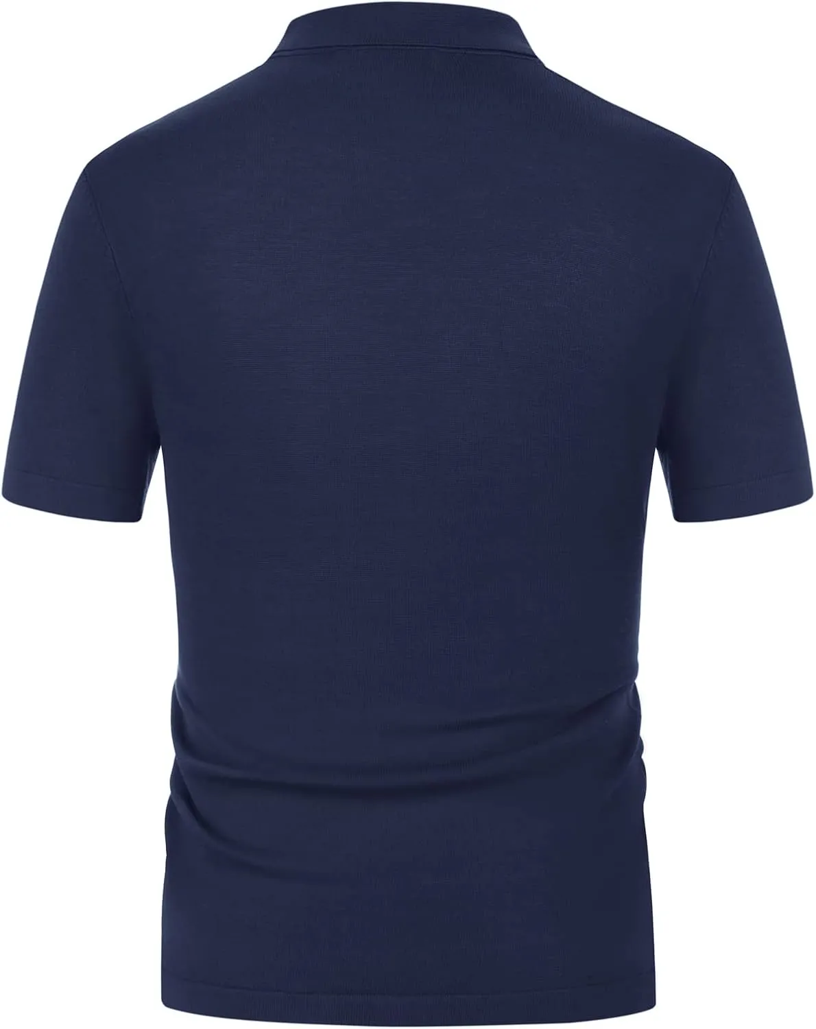 PJ PAUL JONES Men's Contrast 70s Vintage Polo Shirts Short Sleeve Knitwear
