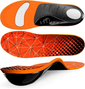 Plantar Fasciitis Arch Support Insoles - Welnove Heavy Duty High Arch Inserts Standing All Day, Fatigue Reduce - Orthotic Cushion for Foot Pain, Flat Feet, Heel Spurs, Man & Women, Fit Most Shoes (XS)
