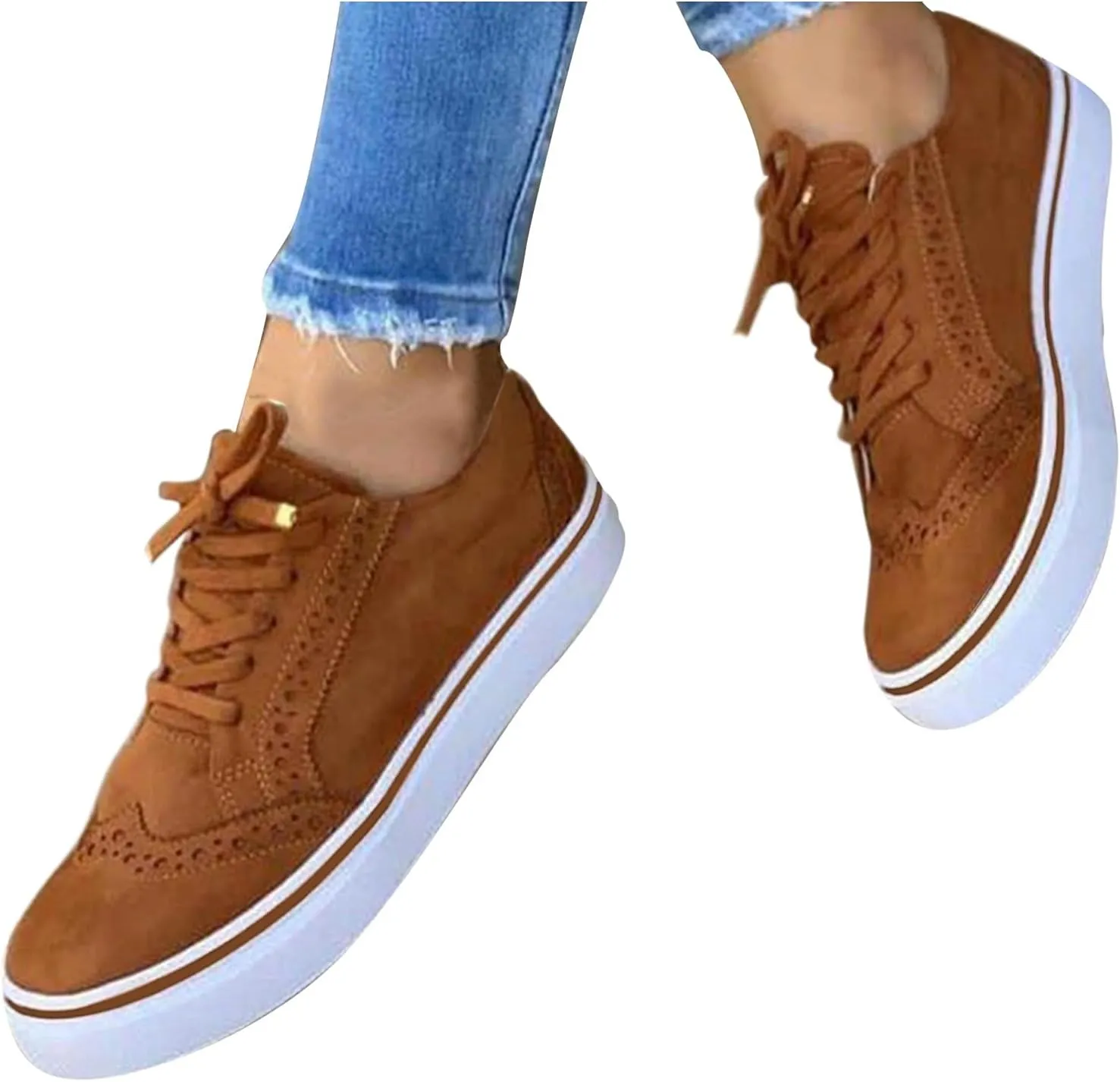 Platform Sneakers for Women Wide Width Slip On Walking Shoes with Arch Support Women Slip On Shoes Wide Feet Women's Fashion Sneakers Red Zapatos Sin Cordones para Mujer Verde Militar