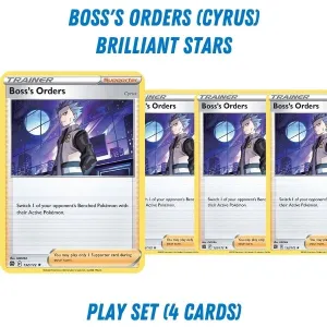Pokémon TCG Trainer Playset - Boss's Orders (Cyrus) (Brilliant Stars)