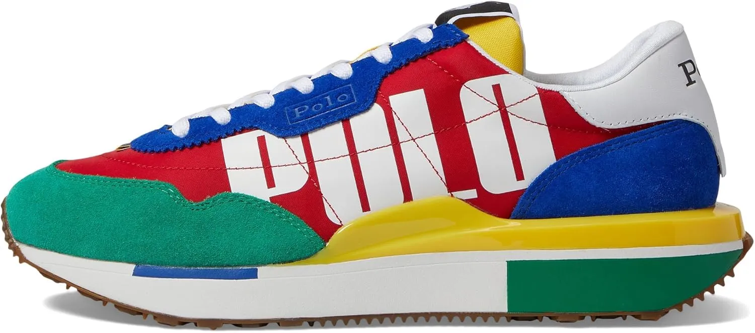 Polo Ralph Lauren Men's Train 89 Leather & Canvas Trainer