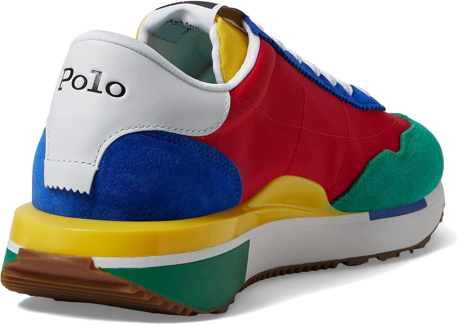Polo Ralph Lauren Men's Train 89 Leather & Canvas Trainer