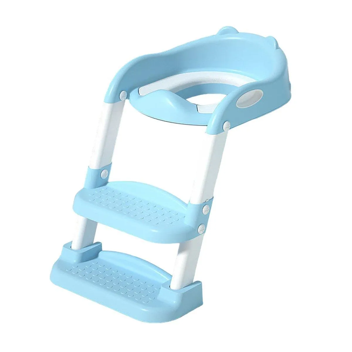Potty Trainer Toilet Seat Chair Kids Toddler With Ladder Step Up Training Stool