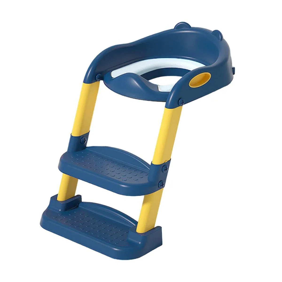 Potty Trainer Toilet Seat Chair Kids Toddler With Ladder Step Up Training Stool